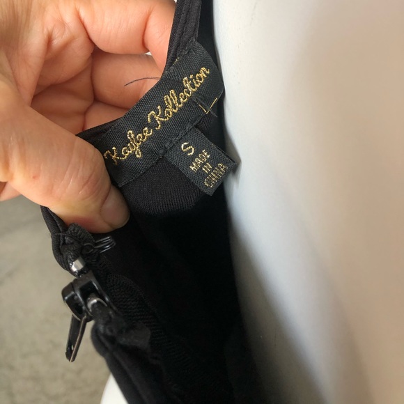 Organza Puff Long Sleeve Thing Bodysuit Top - Picture 6 of 6